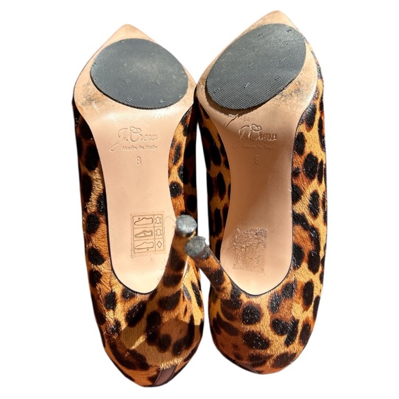 J. Crew Elsie pumps in leopard calf hair | size 8 - Picture 5 of 5